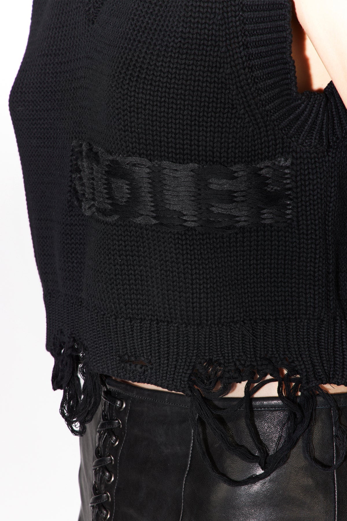 STOLEN GIRLFRIENDS CLUB // UNISEX High Roller Vest BLACK