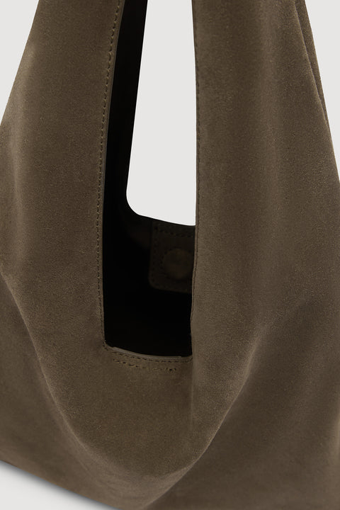 Willow Suede Hobo Bag BARK