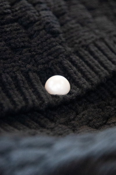 Honeycomb Cardi BLACK