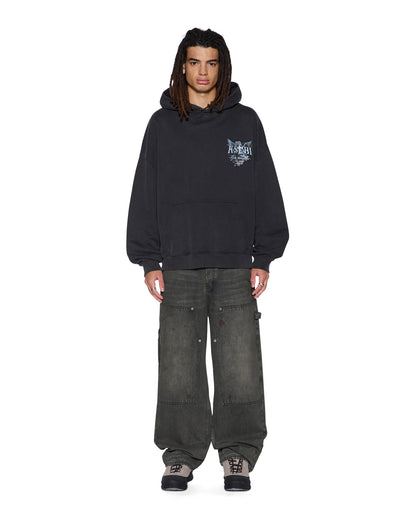 KSUBI // Spirit Ekcess Hoodie Acid Black CHARCOAL