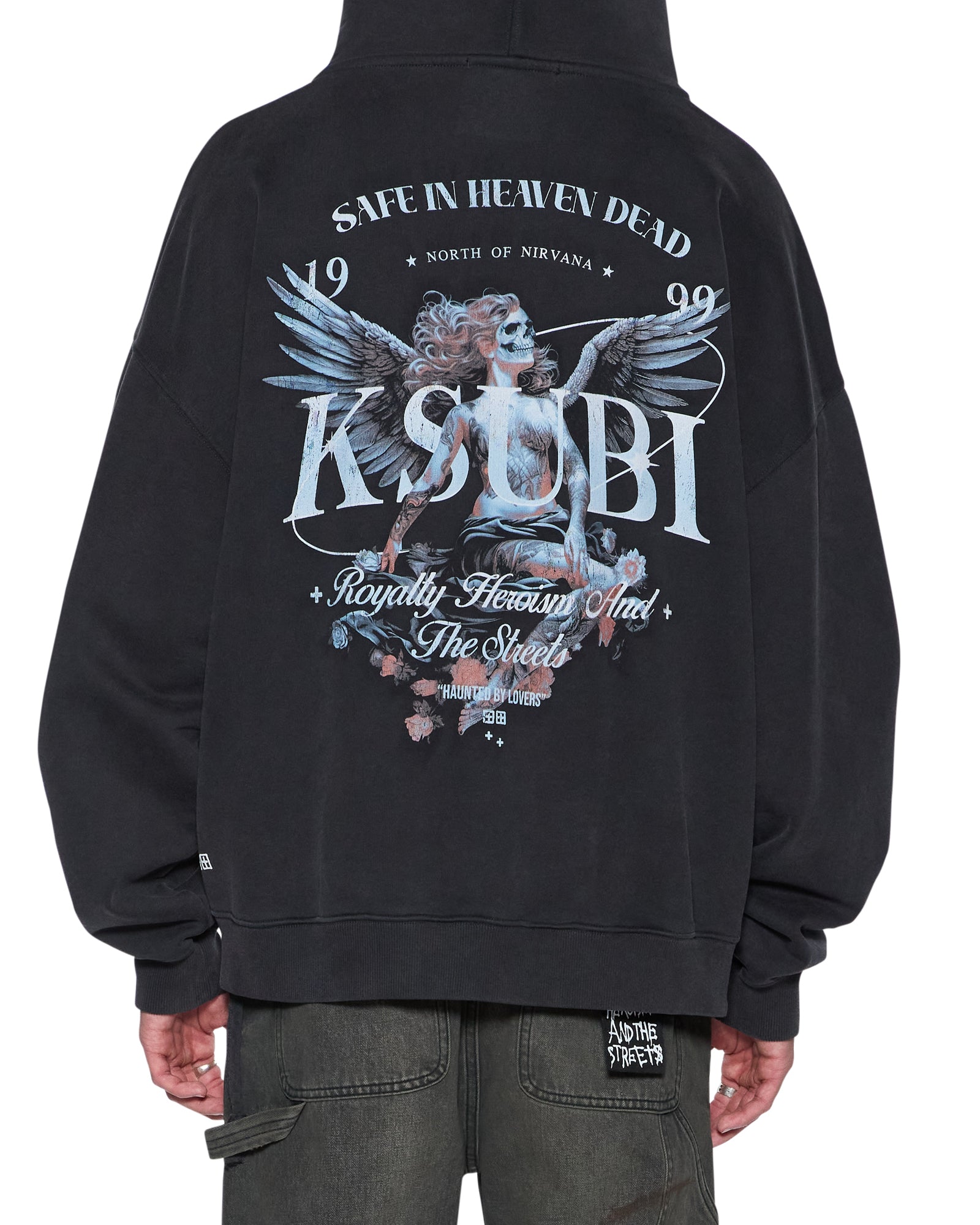 KSUBI // Spirit Ekcess Hoodie Acid Black CHARCOAL