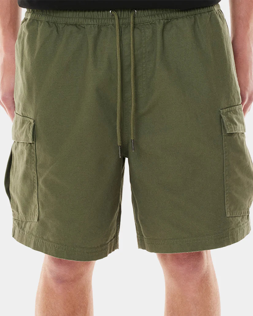 HUFFER // Faded Cargo Short KHAKI