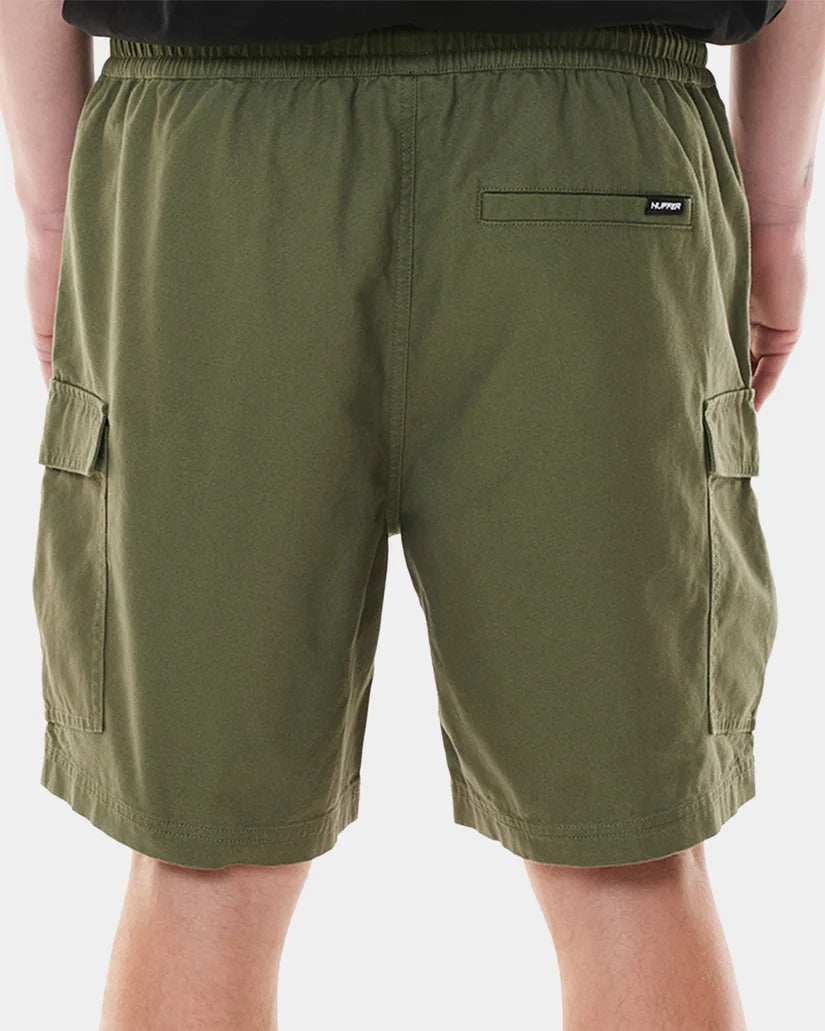 HUFFER // Faded Cargo Short KHAKI
