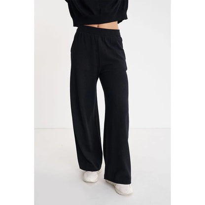 HUFFER // Merino Lounge Pant BLACK
