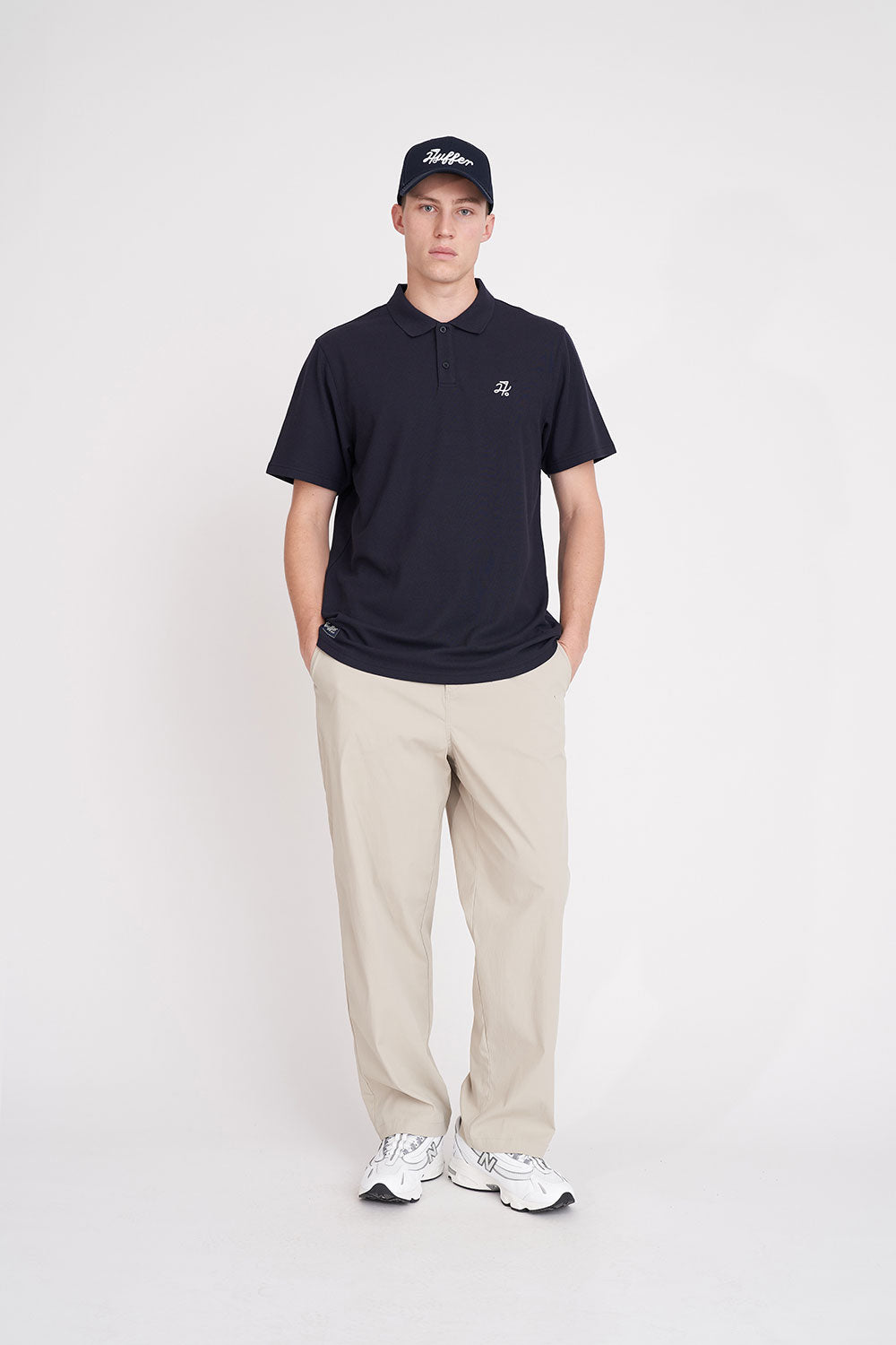HUFFER GOLF // Classic Polo NAVY