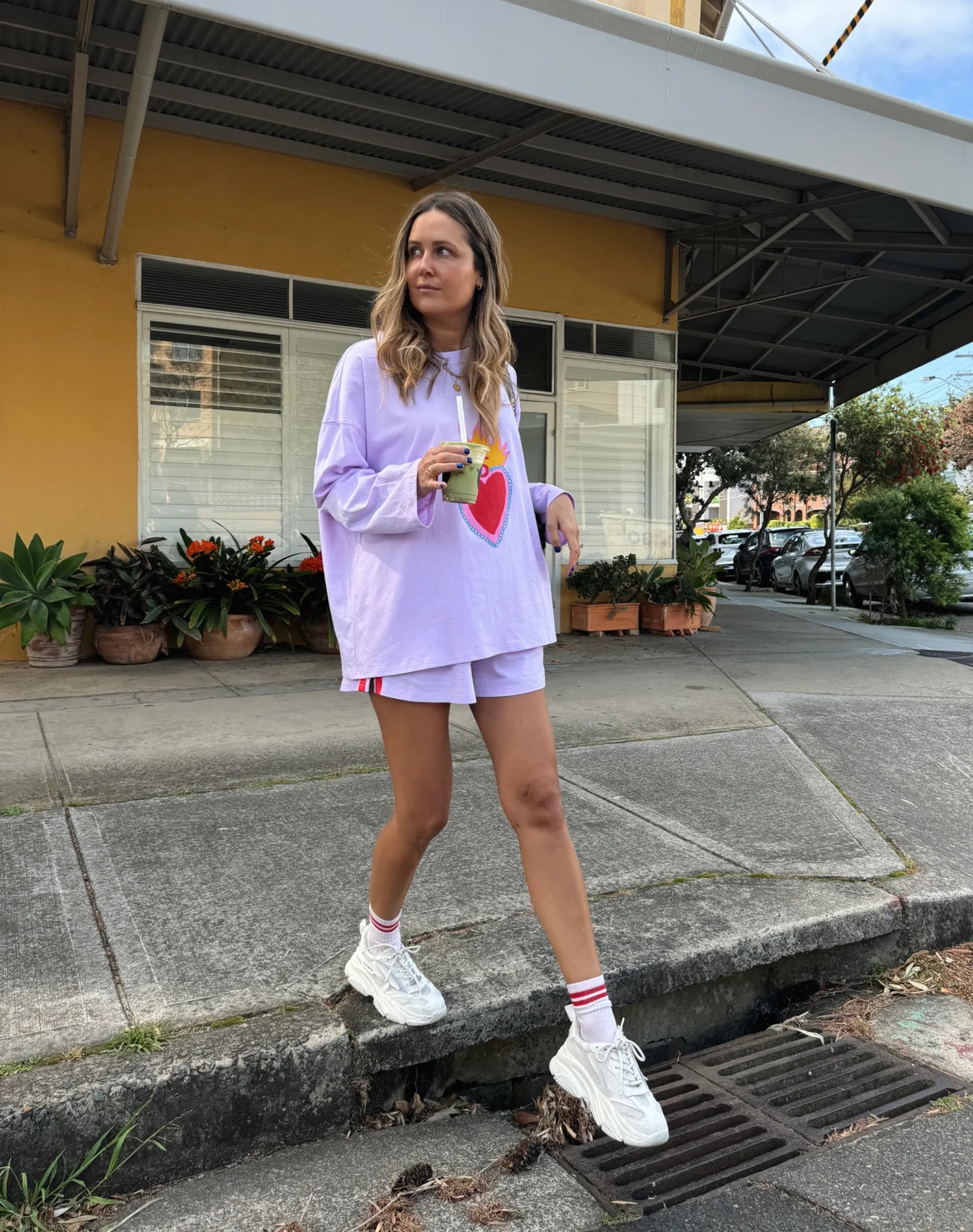 LUNA LANE // Hearts on Fire Shorts