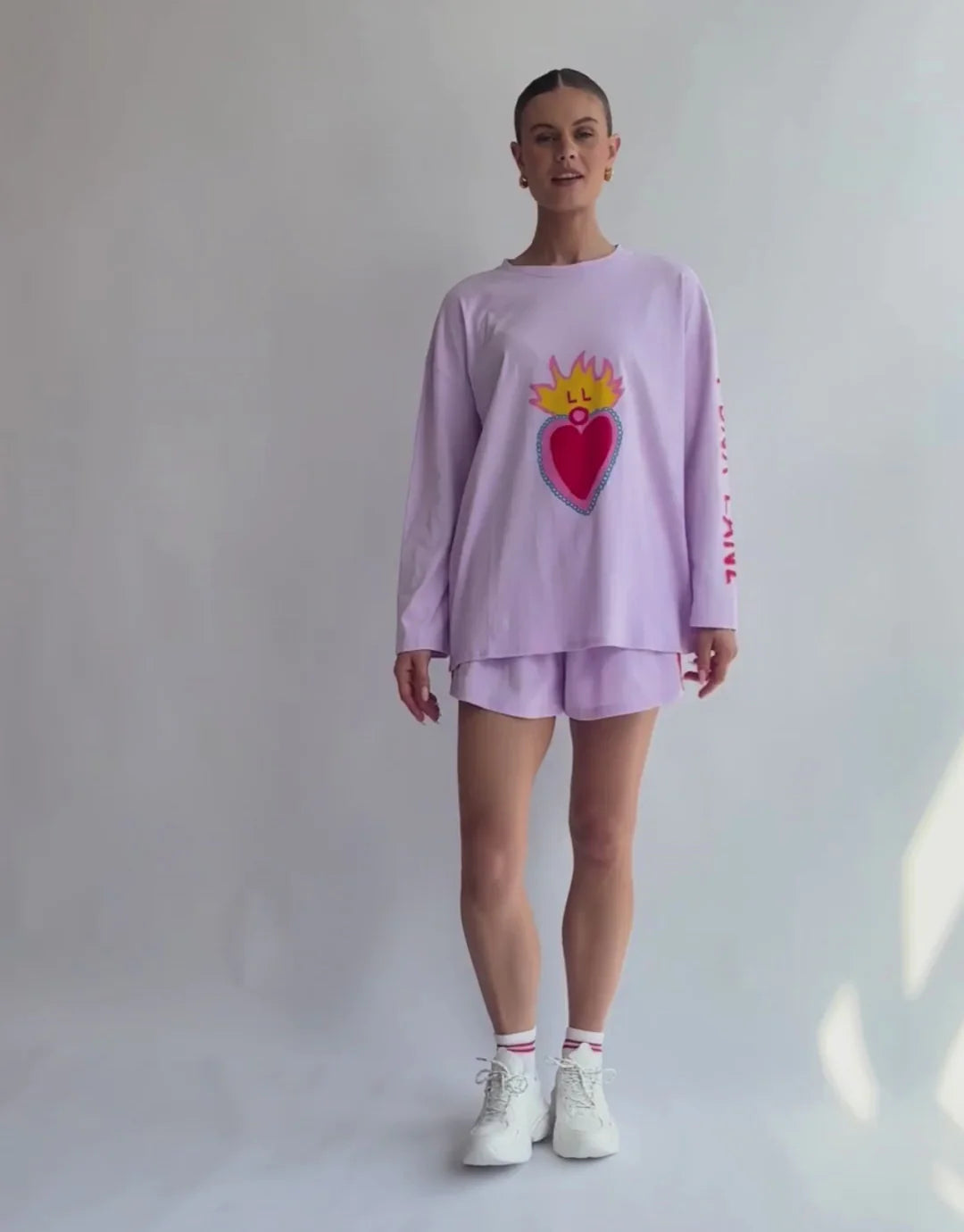 LUNA LANE // Hearts on Fire Shorts