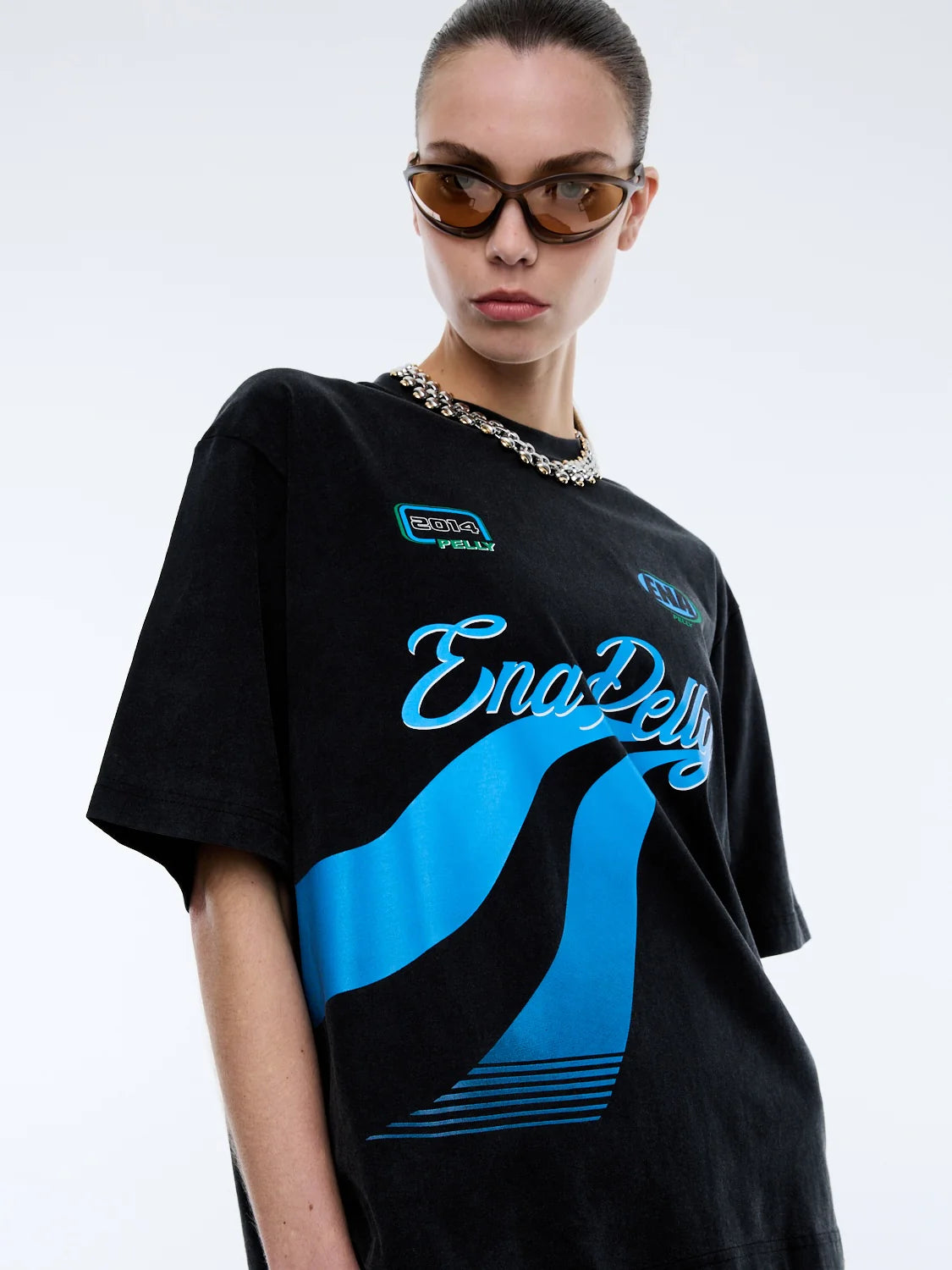ENA PELLY // Highway 14 Tee WASHED BLACK