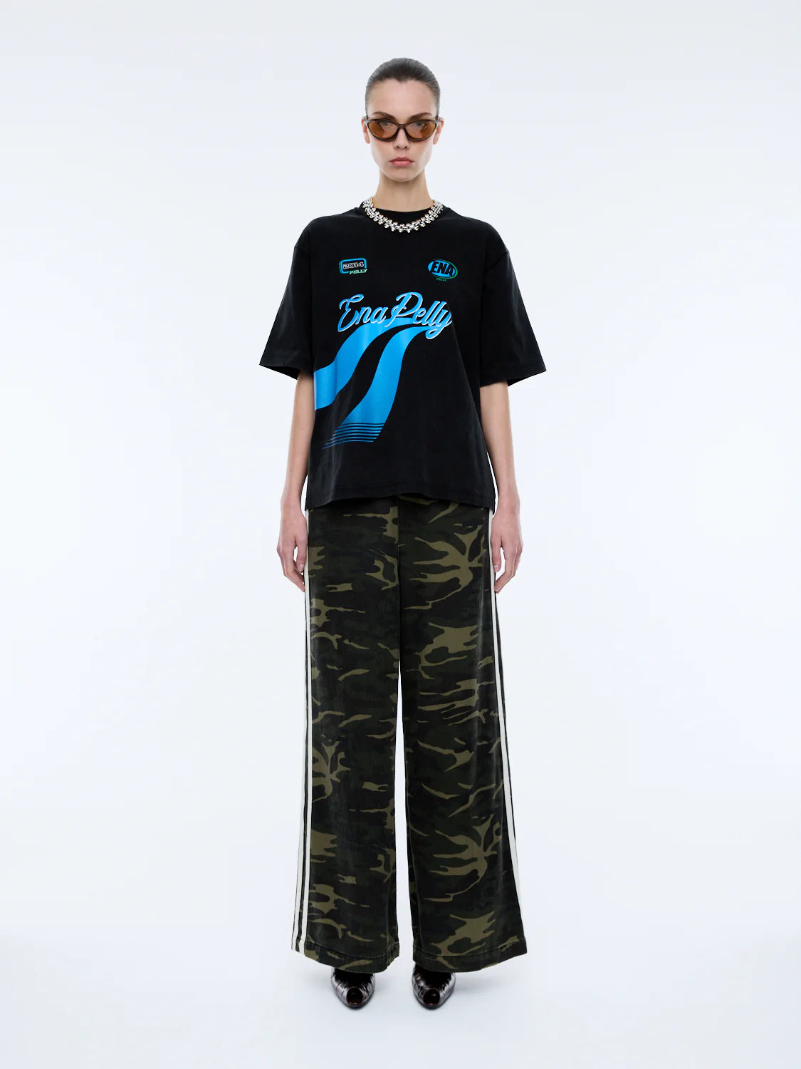 ENA PELLY // Highway 14 Tee WASHED BLACK