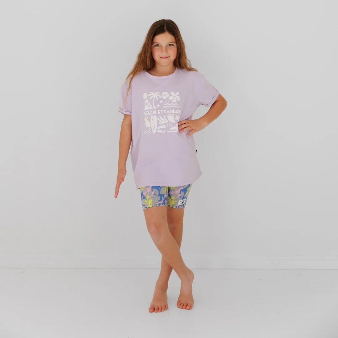 Holiday Vibes Bailey Tee LILAC