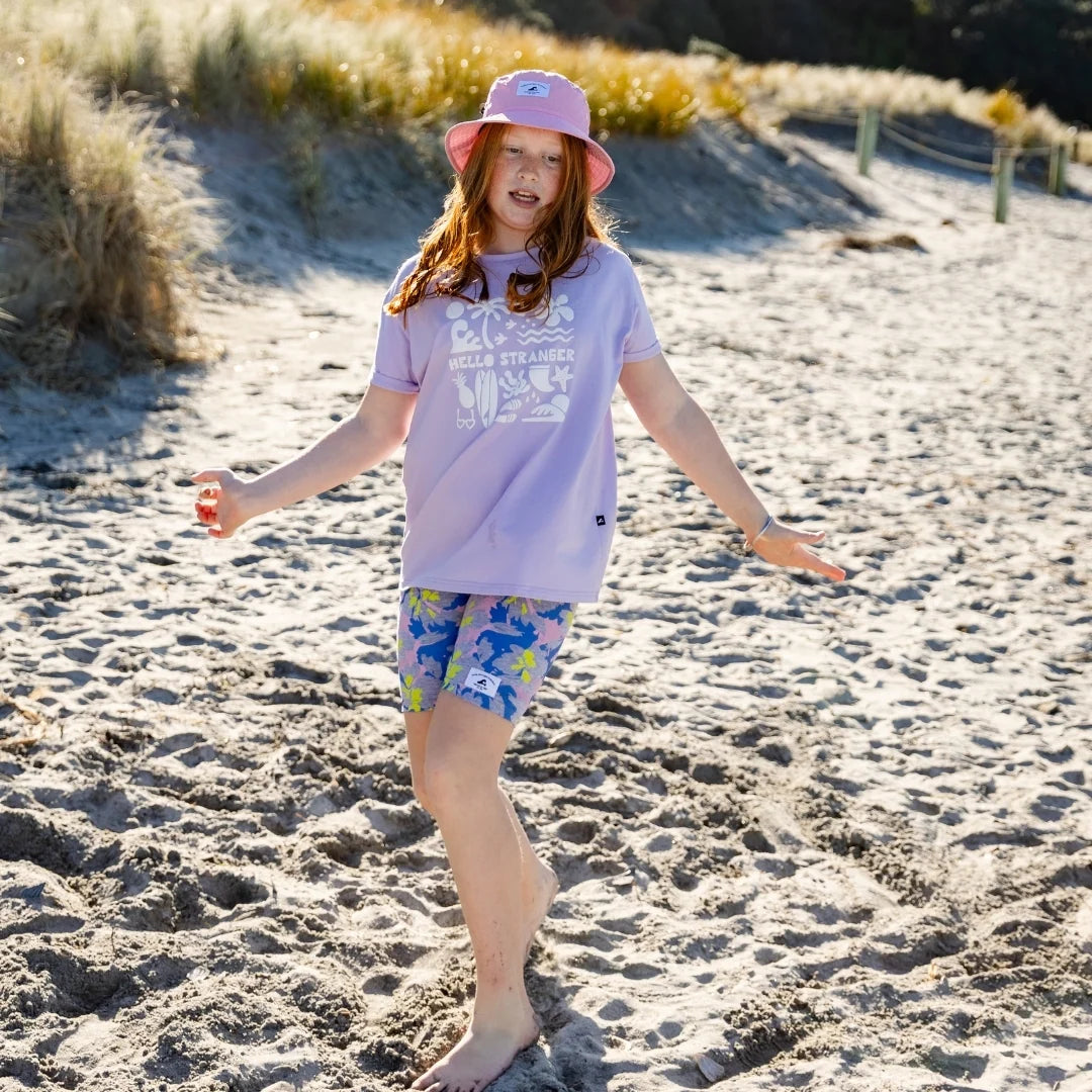 Holiday Vibes Bailey Tee LILAC