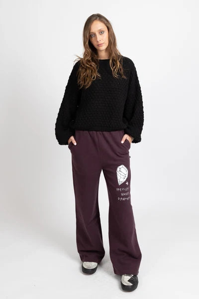 Honeycomb Knit BLACK