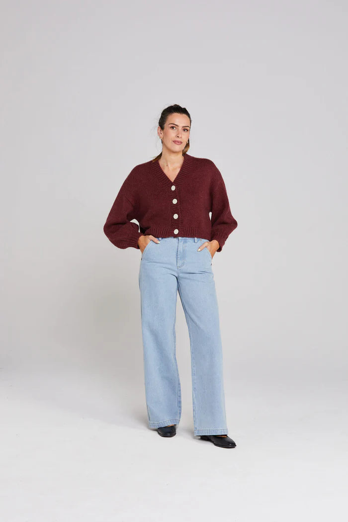 THING THING // Huddle Cardigan WINTER ROUGE