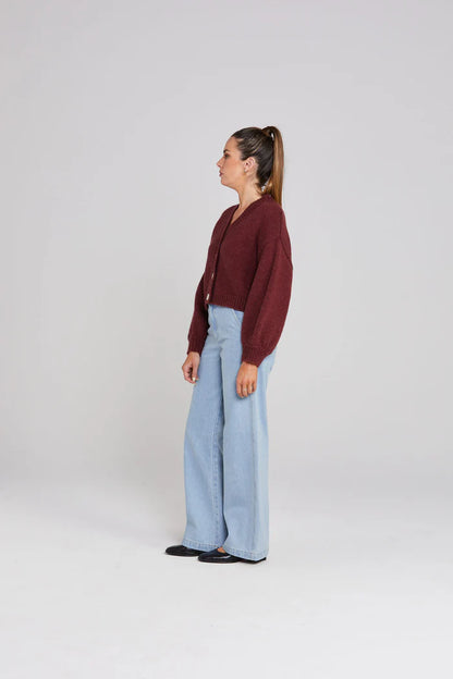 THING THING // Huddle Cardigan WINTER ROUGE
