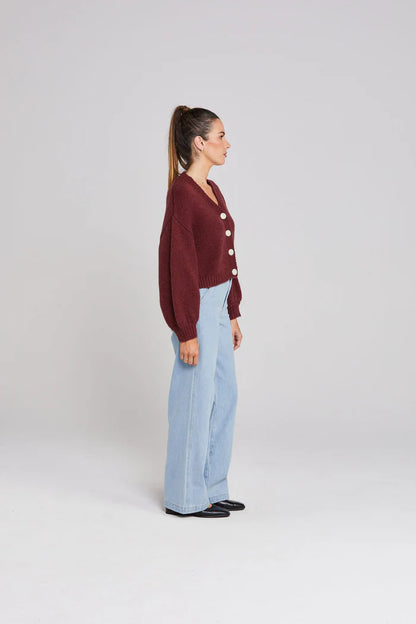 THING THING // Huddle Cardigan WINTER ROUGE
