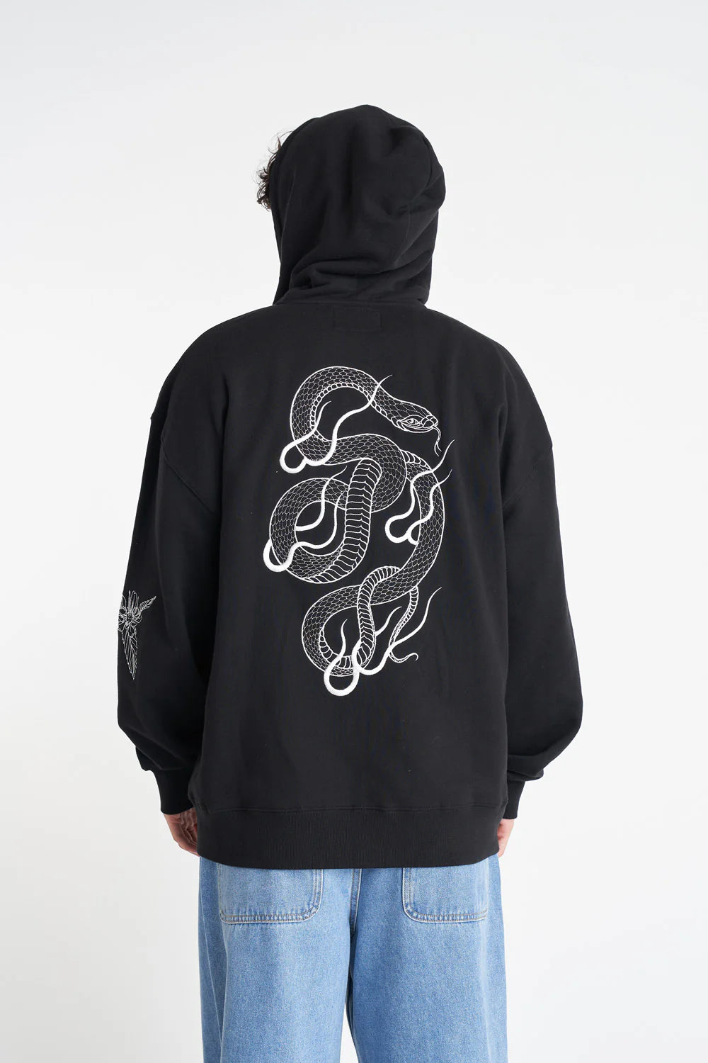 HUFFER // Block Zip Hood SACRAMENT BLACK