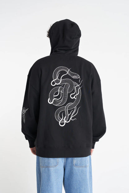 HUFFER // Block Zip Hood SACRAMENT BLACK