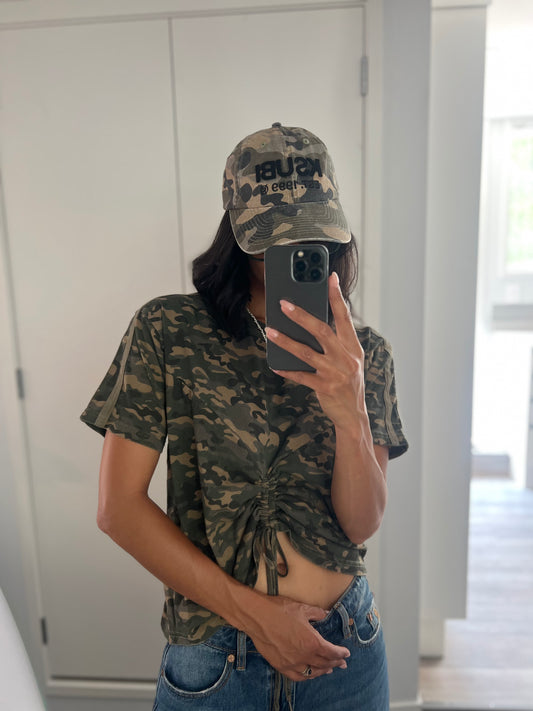 KSUBI // Ruched Everyday Tee CAMO