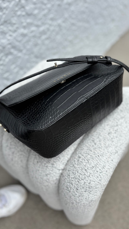 PRE-LOVED // SABEN Crossbody BLACK CROC