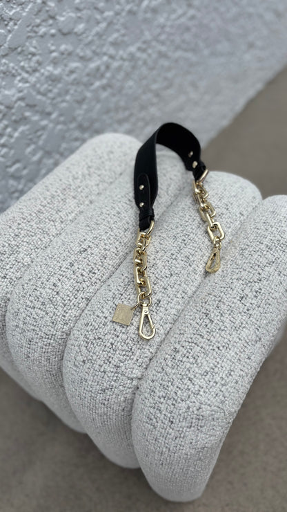 PRE-LOVED // SABEN Leather + Gold Chain Strap