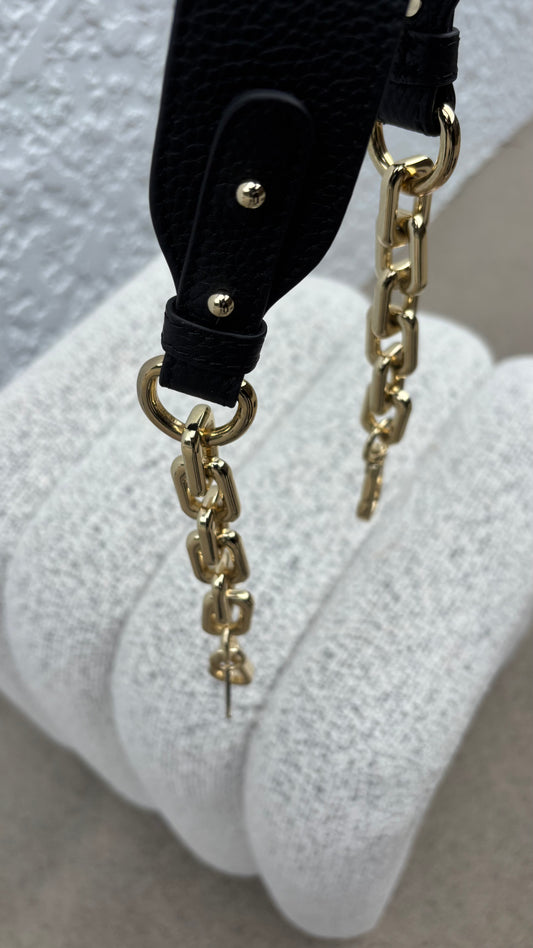PRE-LOVED // SABEN Leather + Gold Chain Strap