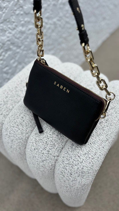 PRE-LOVED // SABEN Leather + Gold Chain Strap