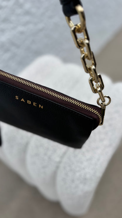 PRE-LOVED // SABEN Leather + Gold Chain Strap