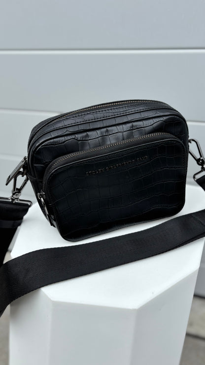 PRE-LOVED // STOLEN Task Force Bag BLACK CROC