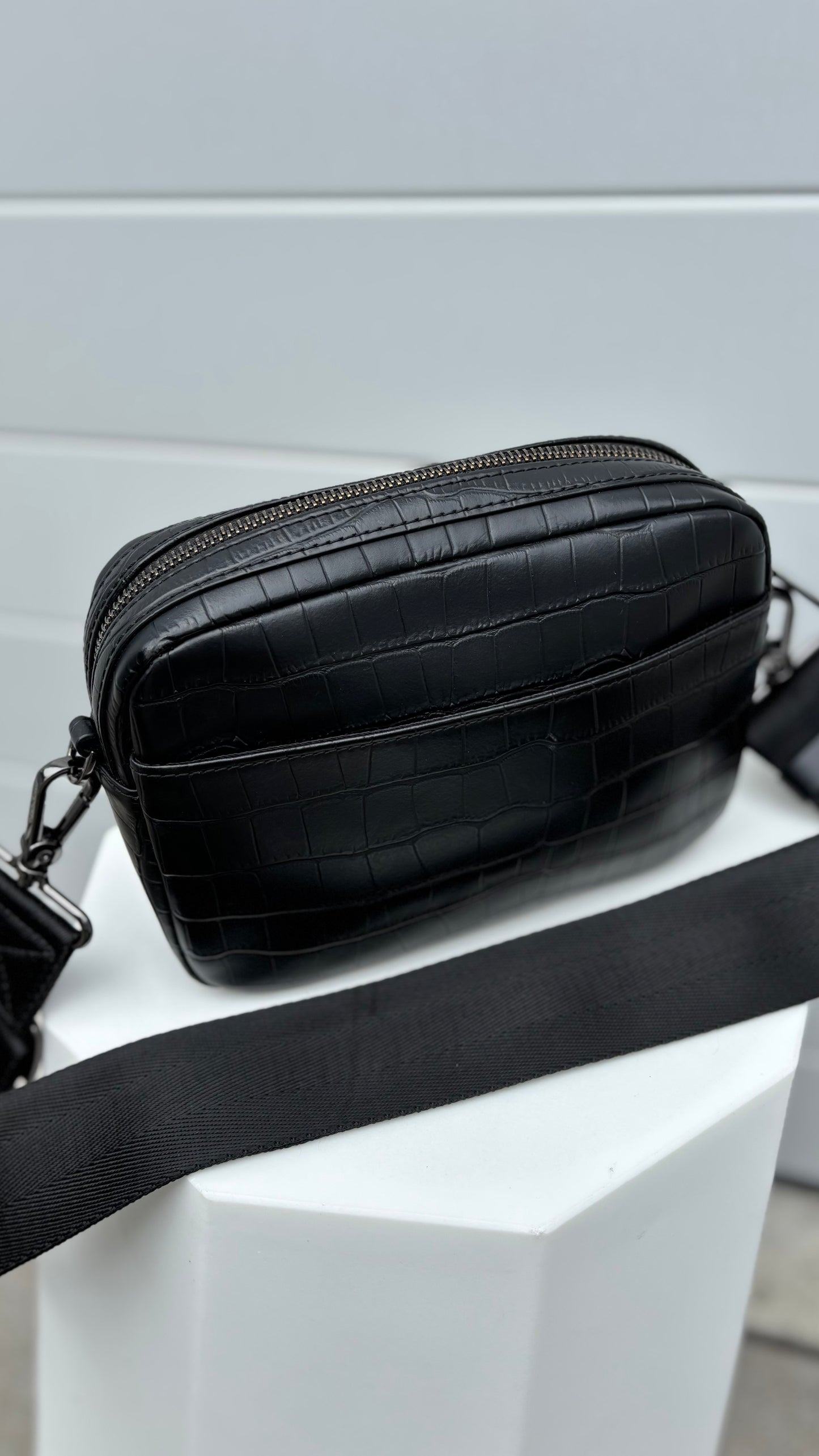 PRE-LOVED // STOLEN Task Force Bag BLACK CROC