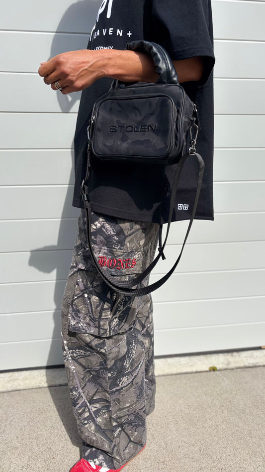 PRE-LOVED // STOLEN Task Force Bag BLACK CAMO