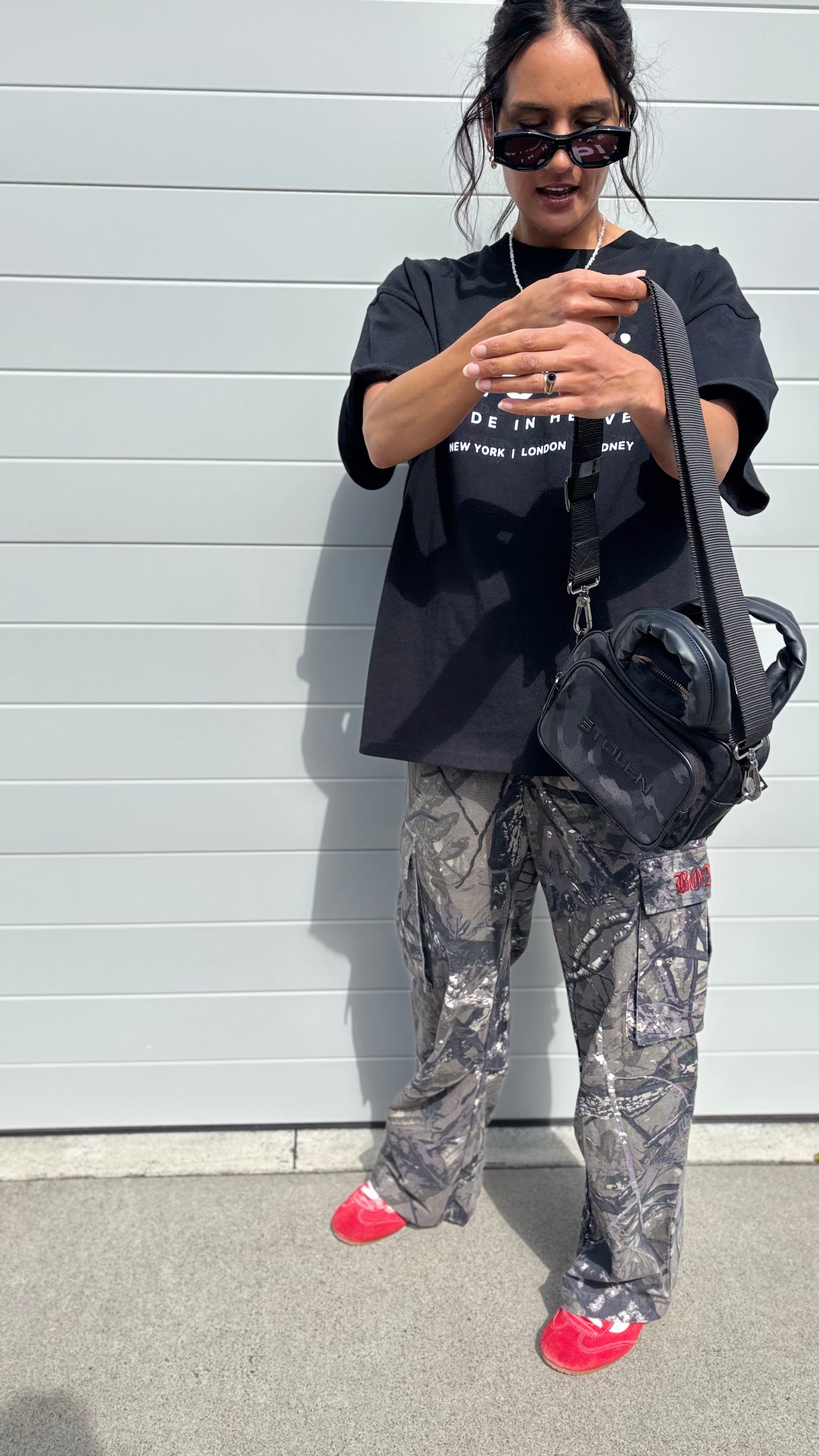 PRE-LOVED // STOLEN Task Force Bag BLACK CAMO