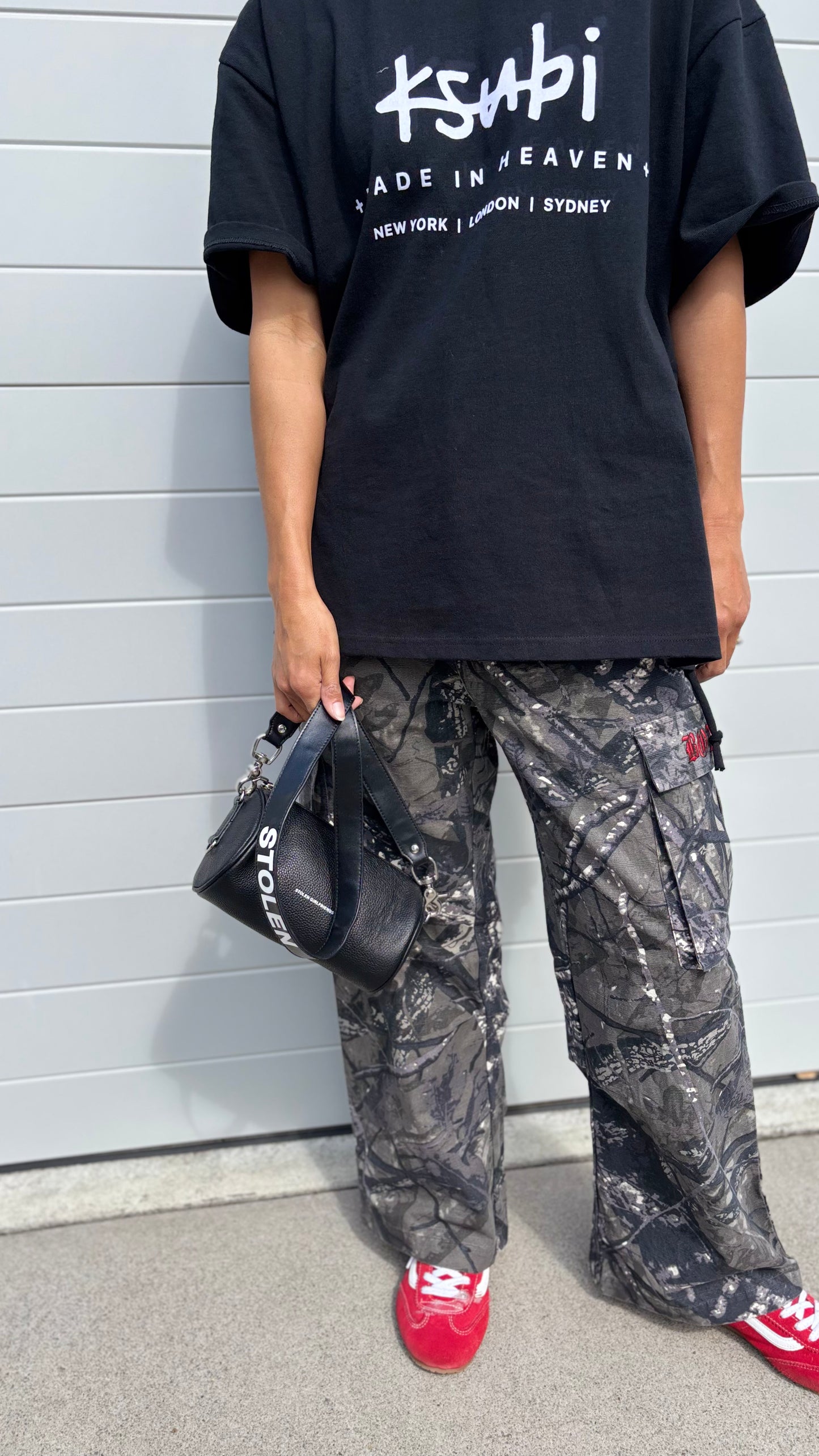 PRE-LOVED // STOLEN Barrel Bag BLACK