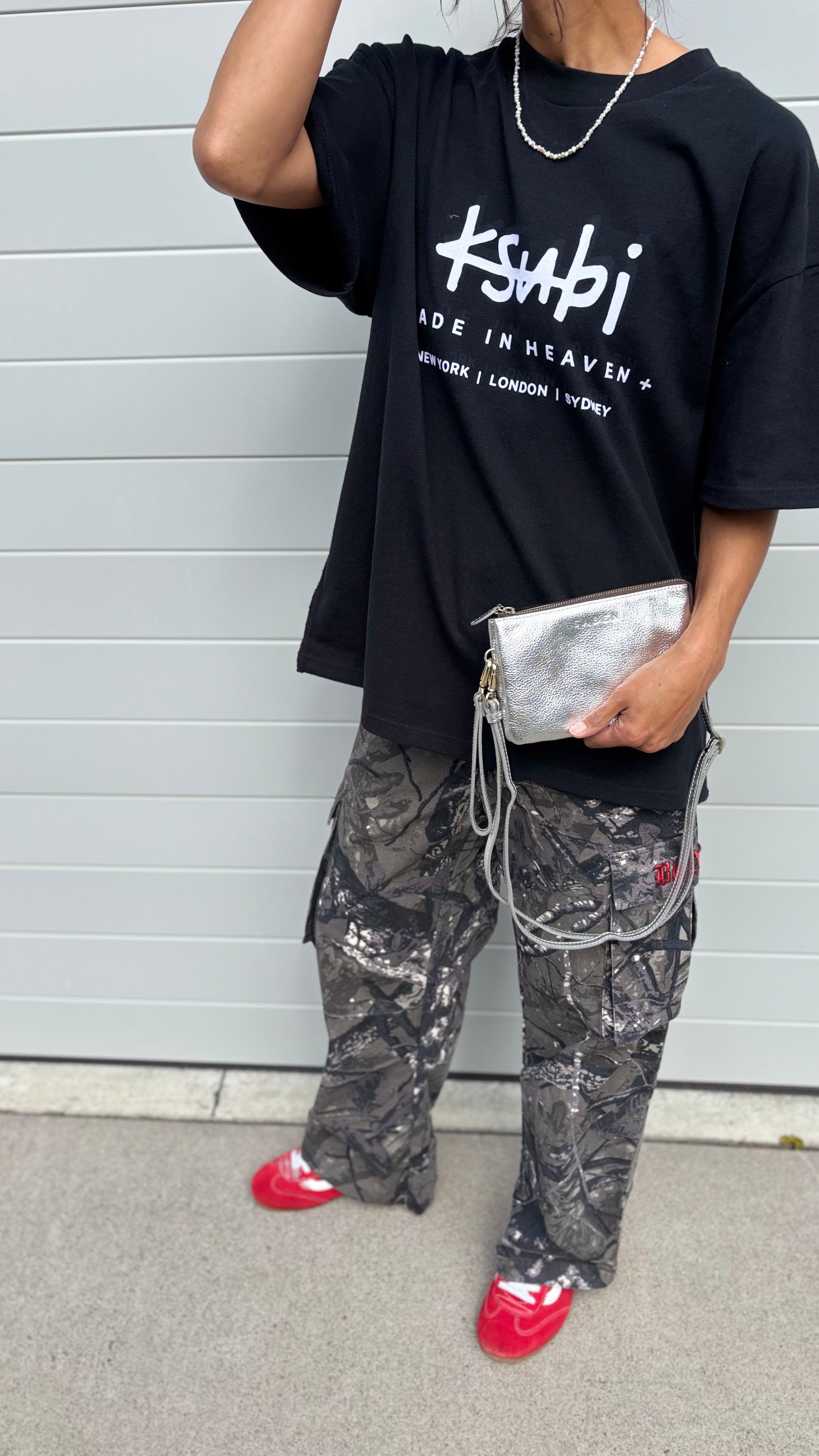 KSUBI // Plated Ekcess Tee JET BLACK