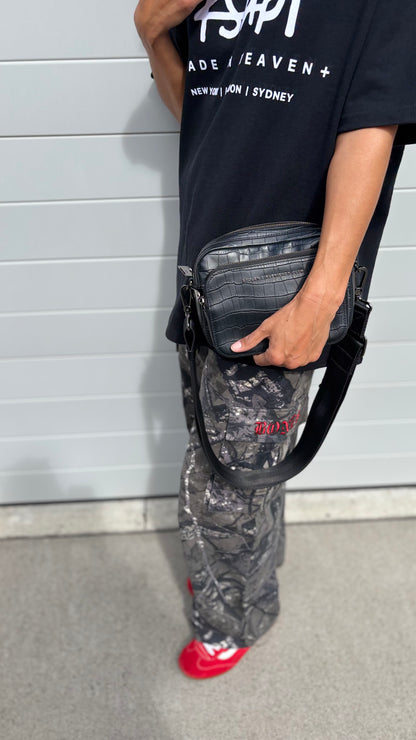 PRE-LOVED // STOLEN Task Force Bag BLACK CROC