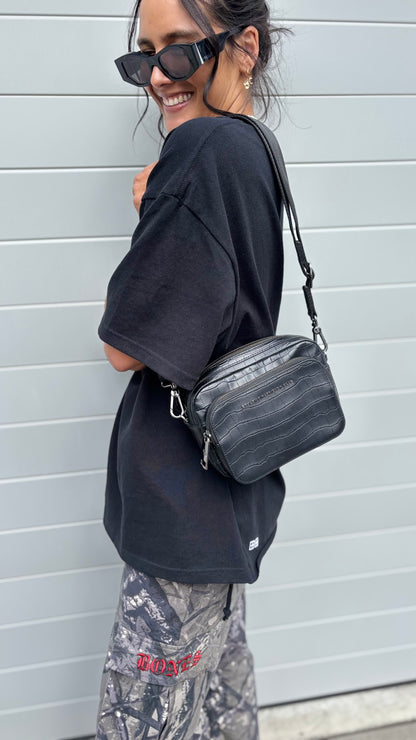 PRE-LOVED // STOLEN Task Force Bag BLACK CROC