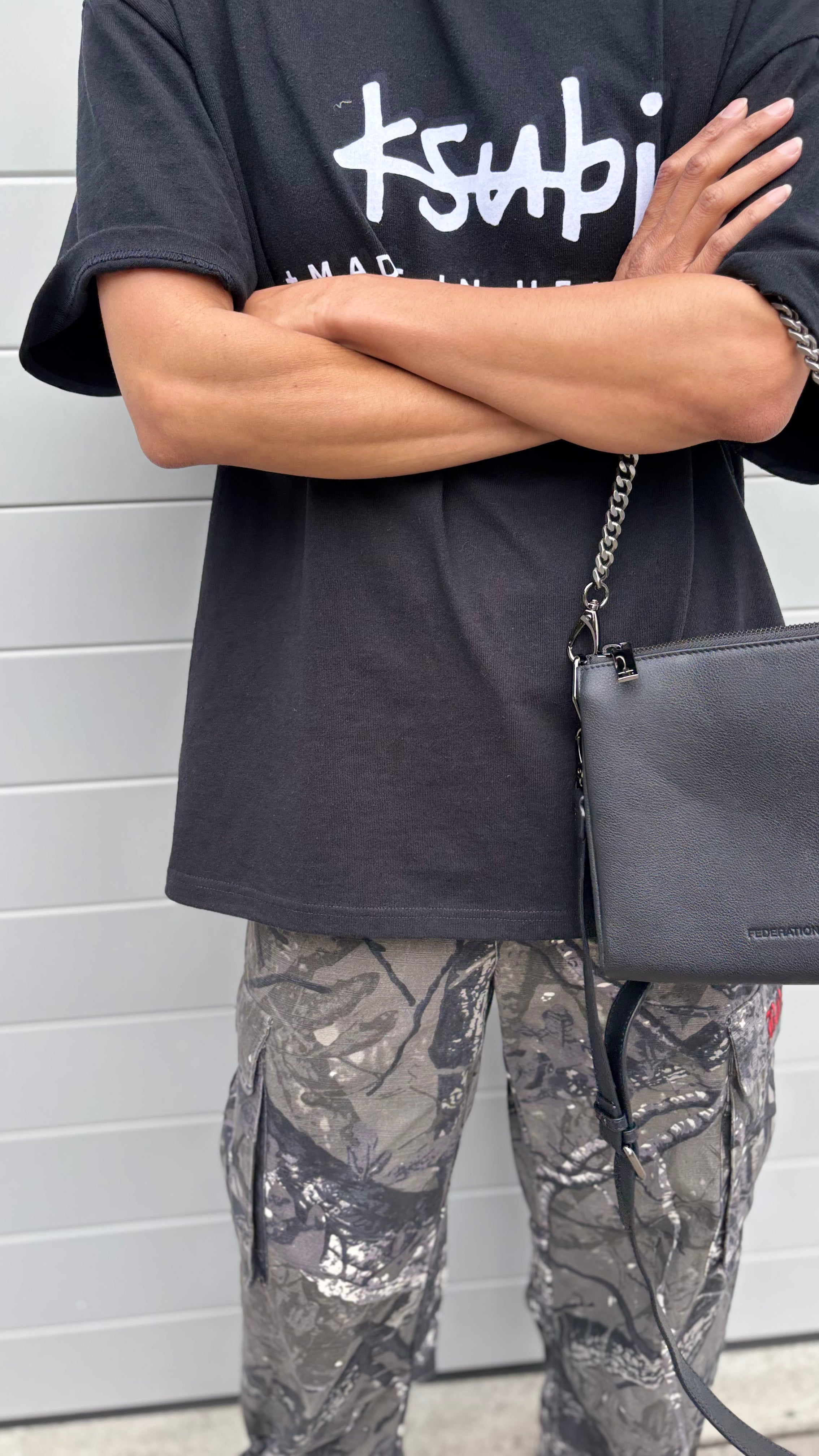 KSUBI // Plated Ekcess Tee JET BLACK