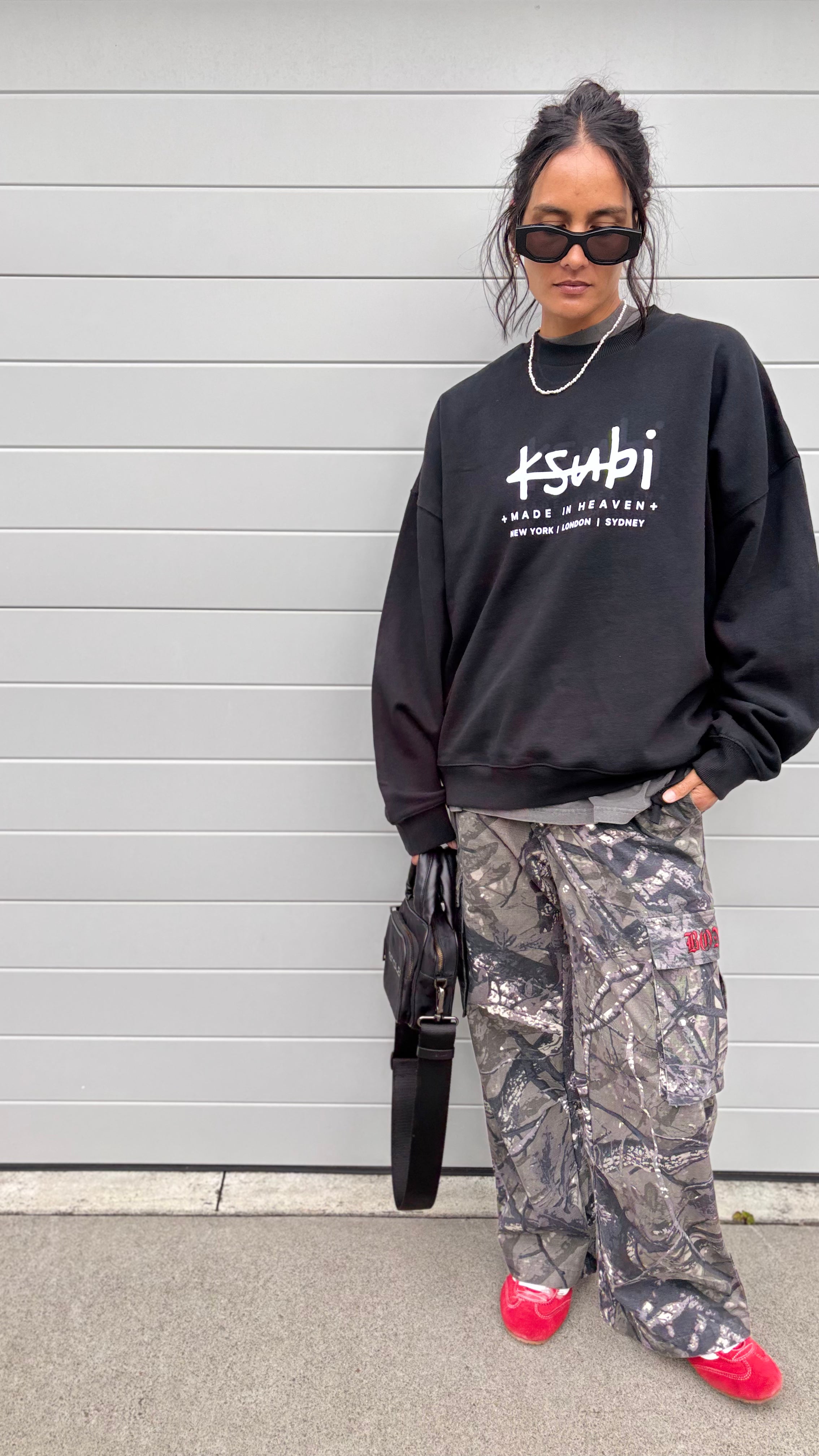 KSUBI // Plated Ekcess Crew JET BLACK