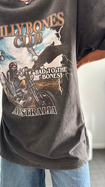 PRE-LOVED // BILLY BONES CLUB Bad to the Bones Tee VINTAGE