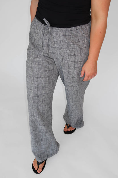 BEIGED // Check Pants