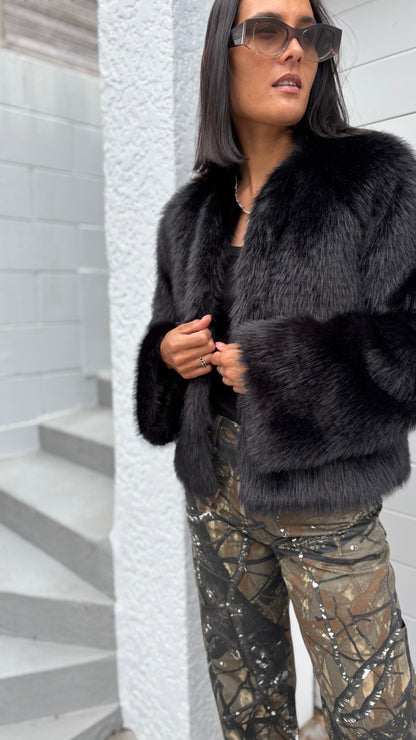 PRE-LOVED // BLAK Faux Fur Jacket