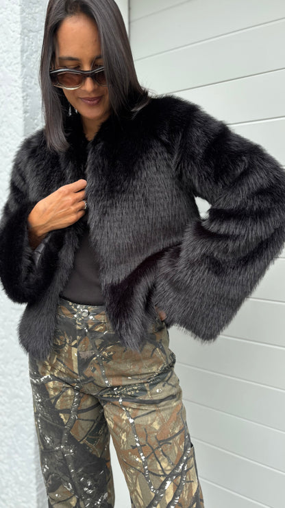 PRE-LOVED // BLAK Faux Fur Jacket