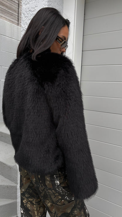 PRE-LOVED // BLAK Faux Fur Jacket