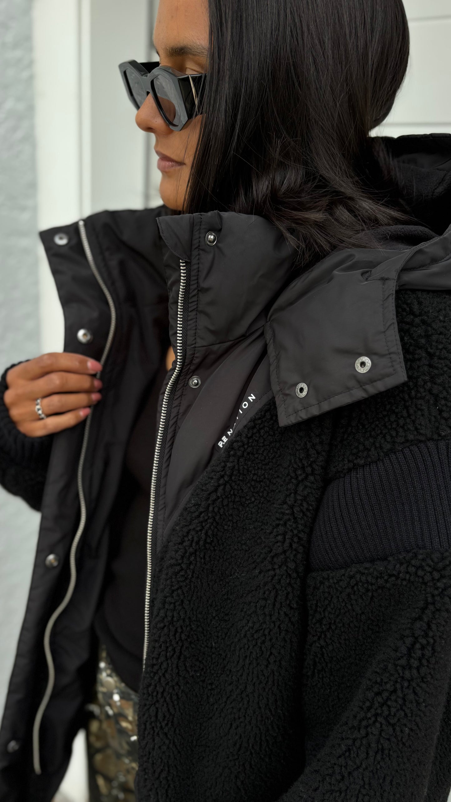 PRE-LOVED // P.E NATION District Jacket BLACK