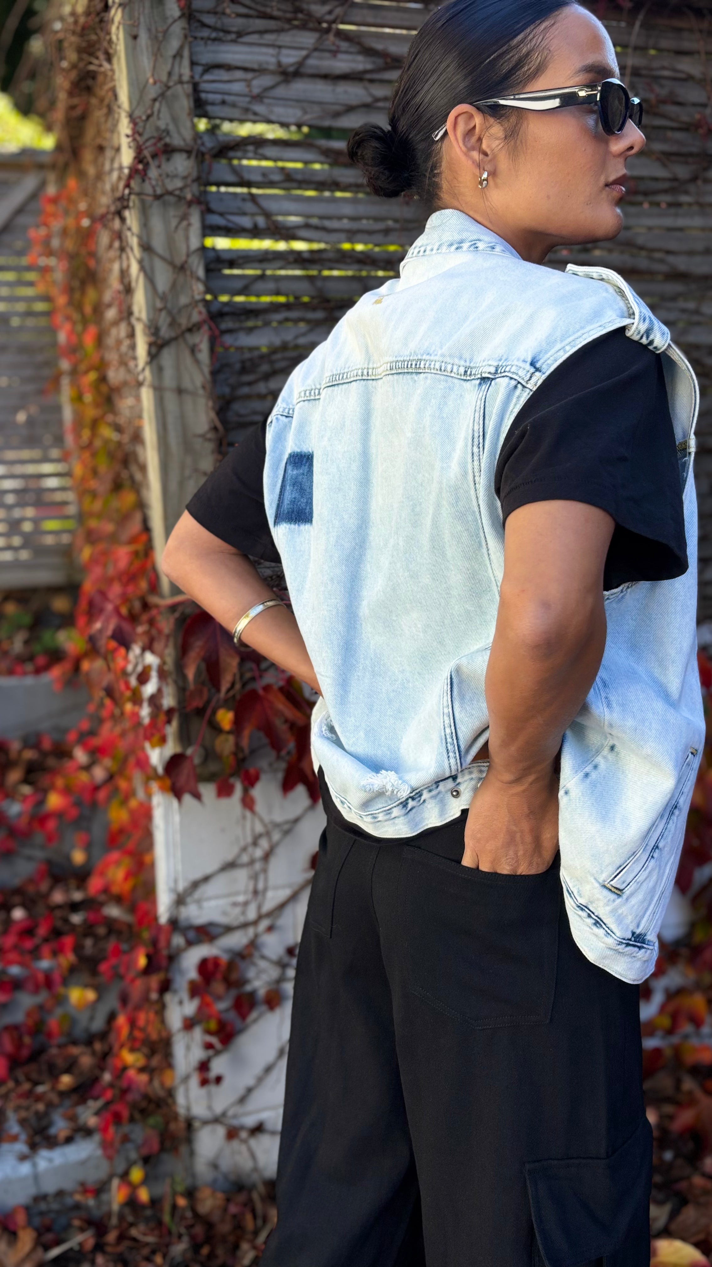 PRE-LOVED // One Teaspoon Denim Trucker Vest