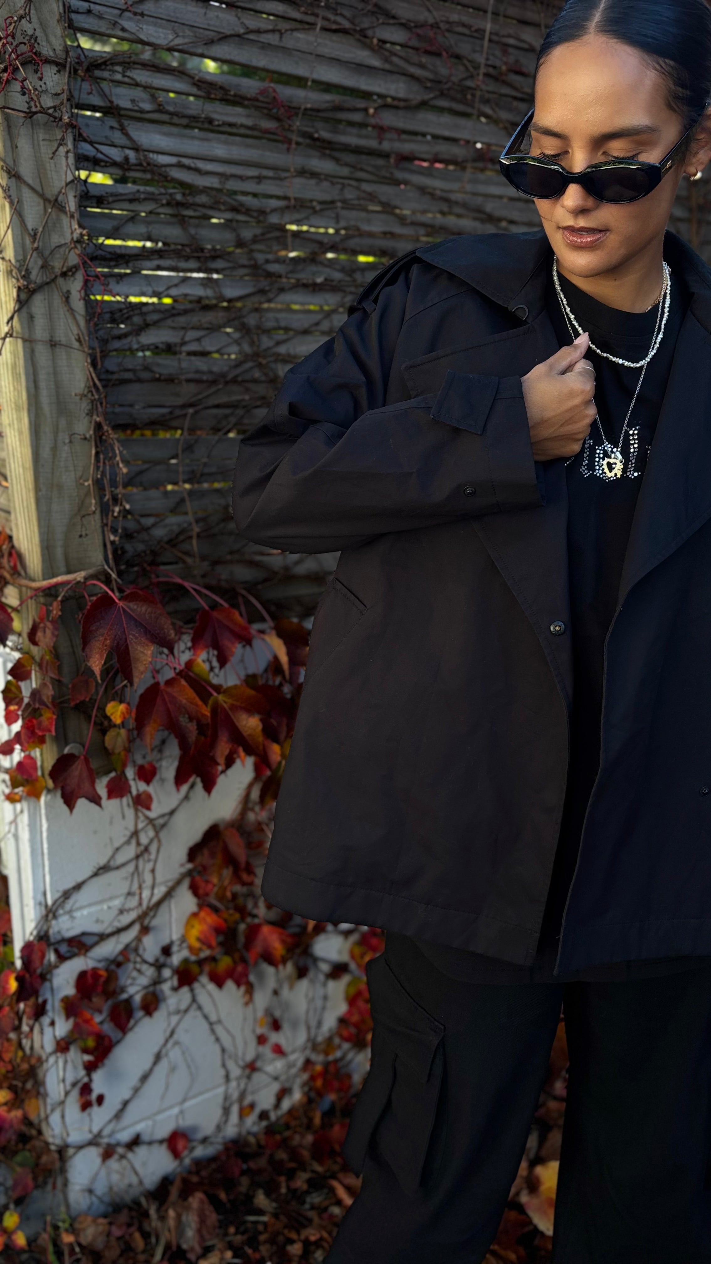 PRE-LOVED // ASSEMBLY LABEL Half Trench BLACK *NEW*