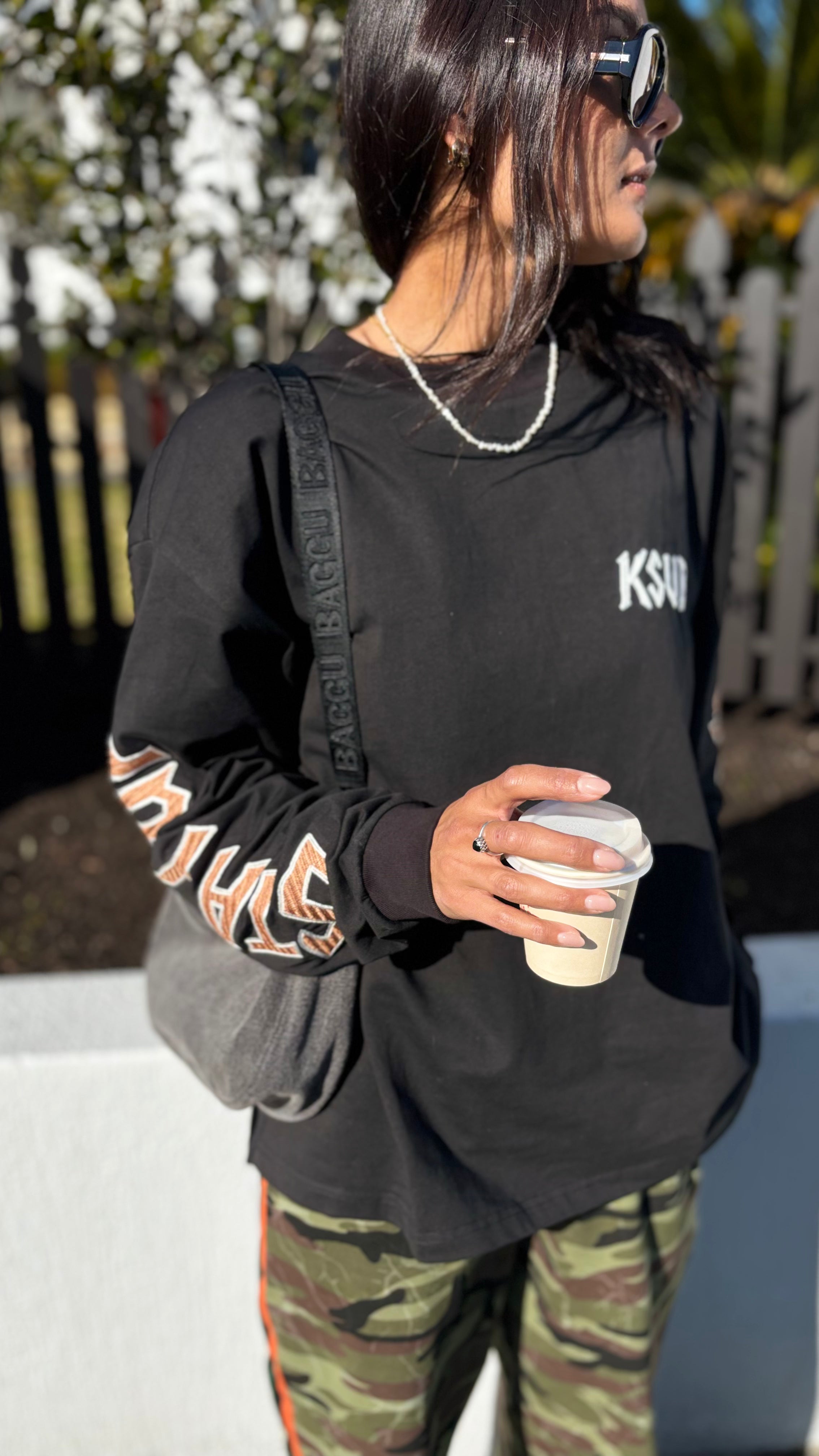 Stay Up EKCESS L/S Tee JET BLACK