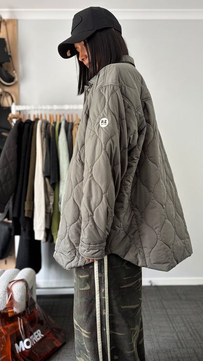 PRE-LOVED // PE NATION Quilted Jacket KHAKI