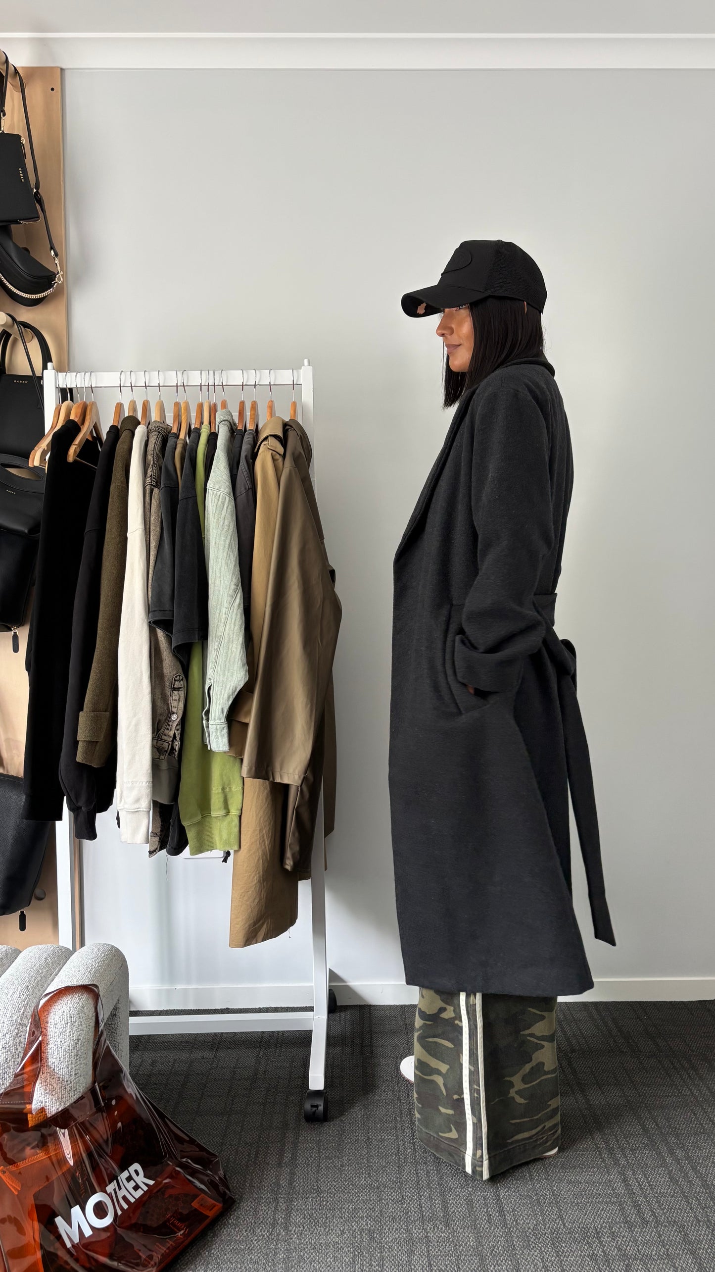 PRE-LOVED // HUFFER Tia Coat CHARCOAL