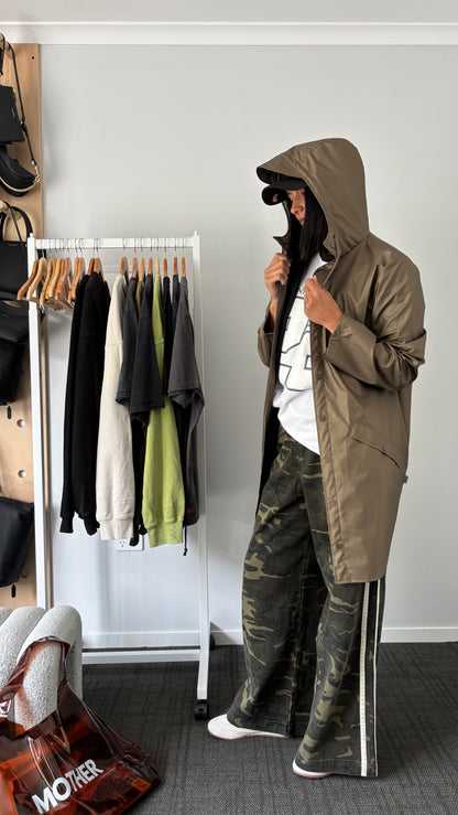 PRE-LOVED // RAINS Unisex Long Jacket BRONZE