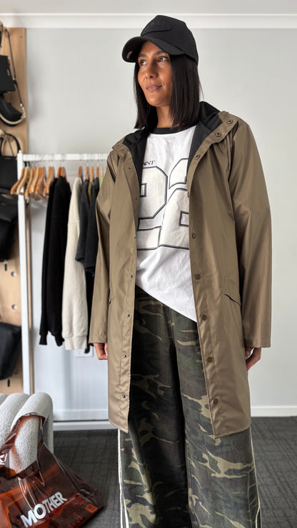PRE-LOVED // RAINS Unisex Long Jacket BRONZE